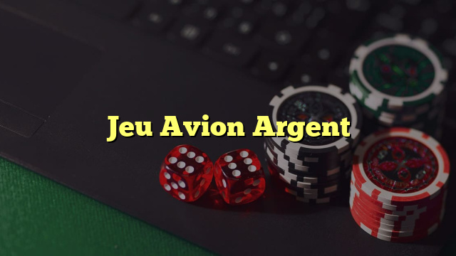 Jeu Avion Argent